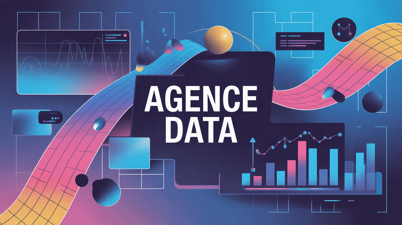 illustration moderne agence data keyrus flux donnees graphiques