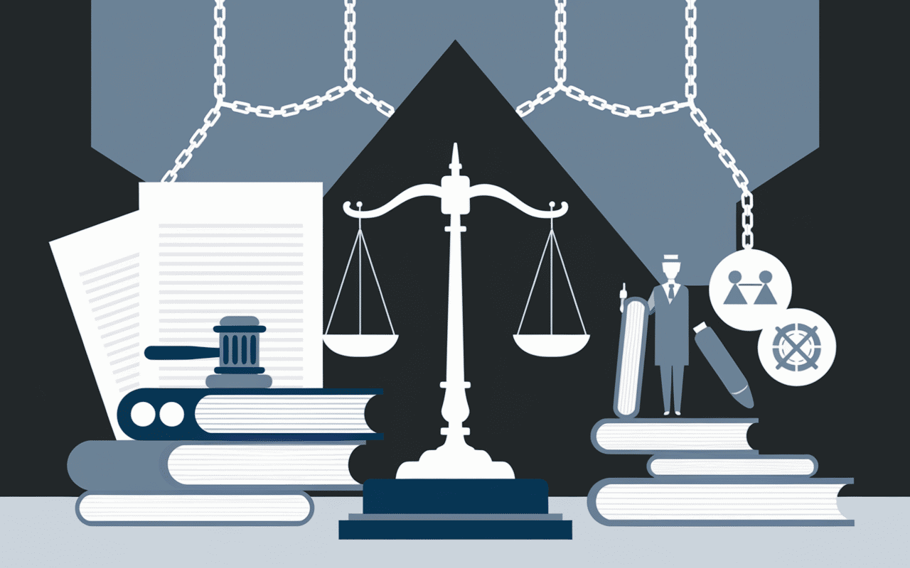 Tribunal et symboles justice pour contexte juridique google usa antitrust