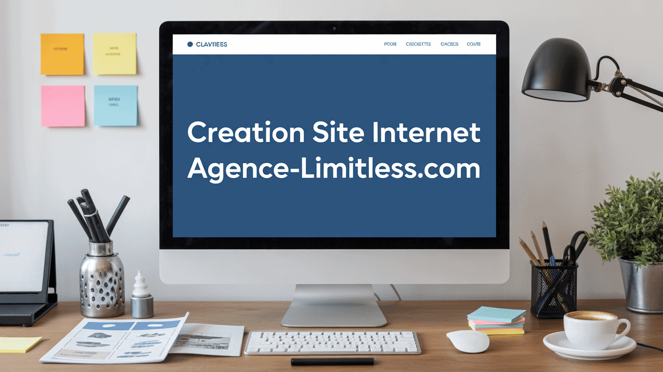 Bureau moderne création site internet agence-limitless.com