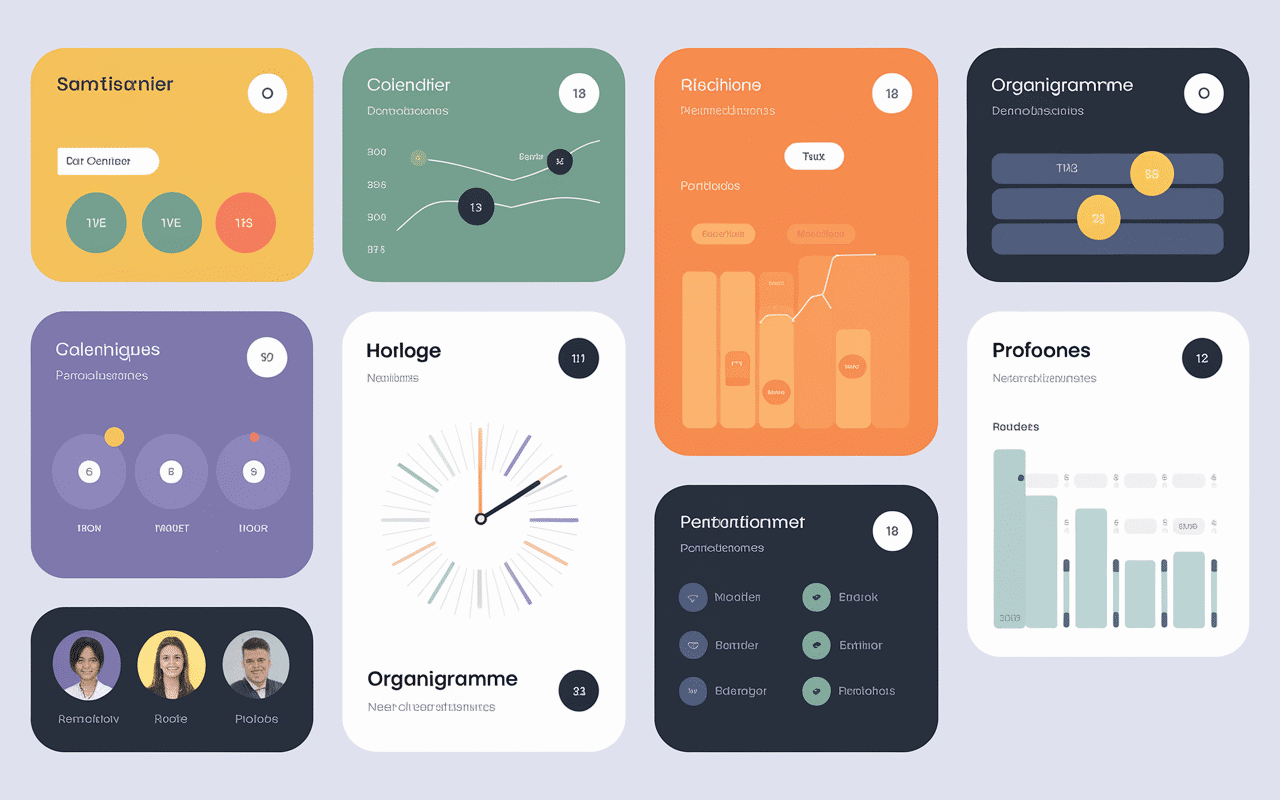 Dashboard HR4YOU fonctionnalités gestion RH