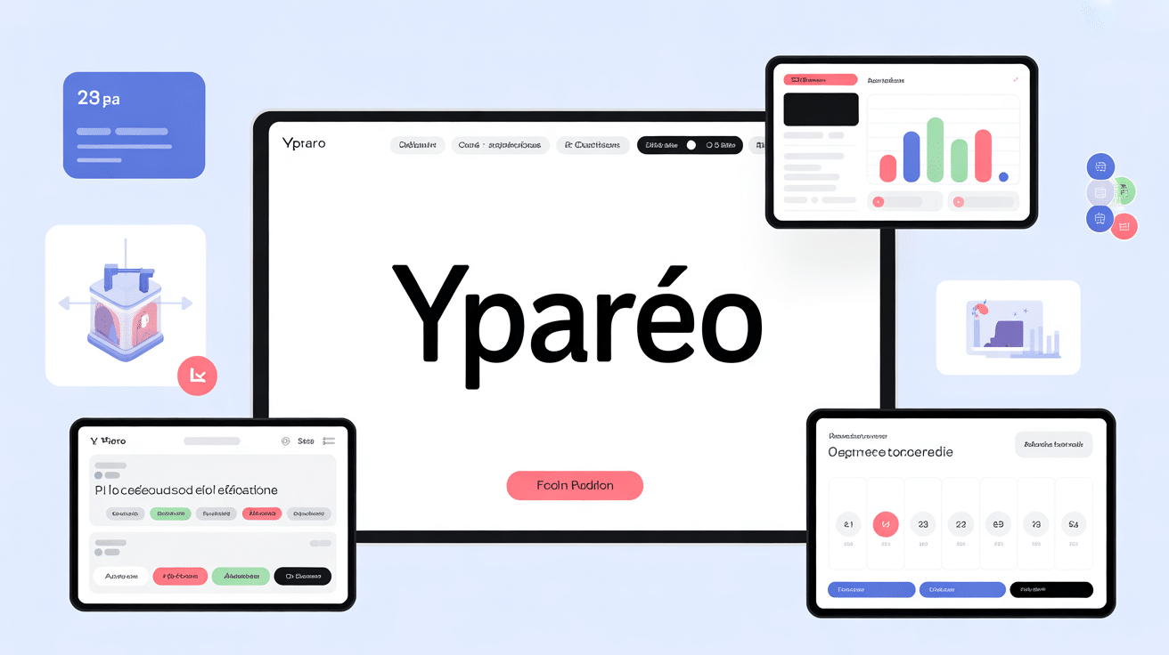 interface moderne plateforme ypareo avec tableau de bord et calendrier
