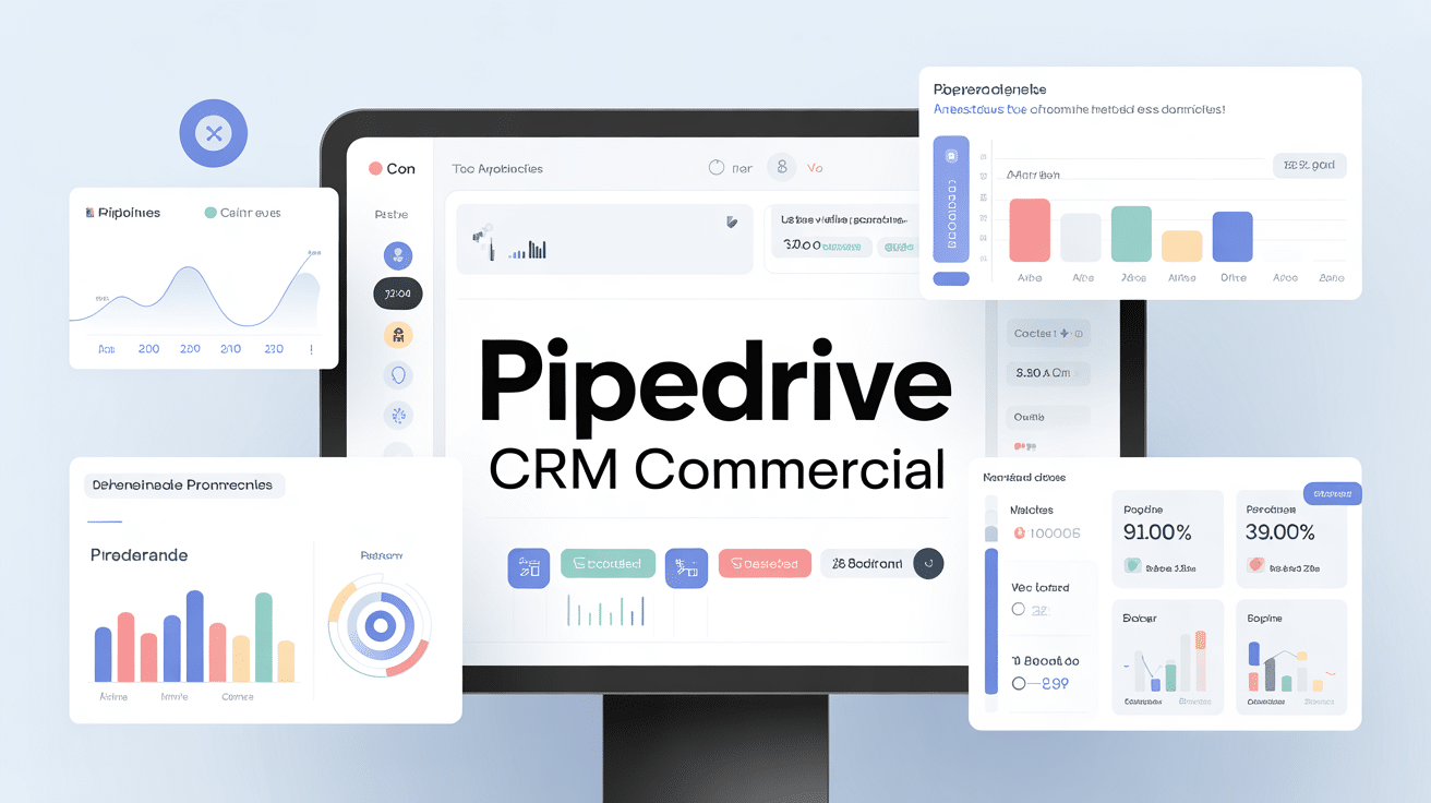 interface pipedrive crm avec pipeline commercial visuel