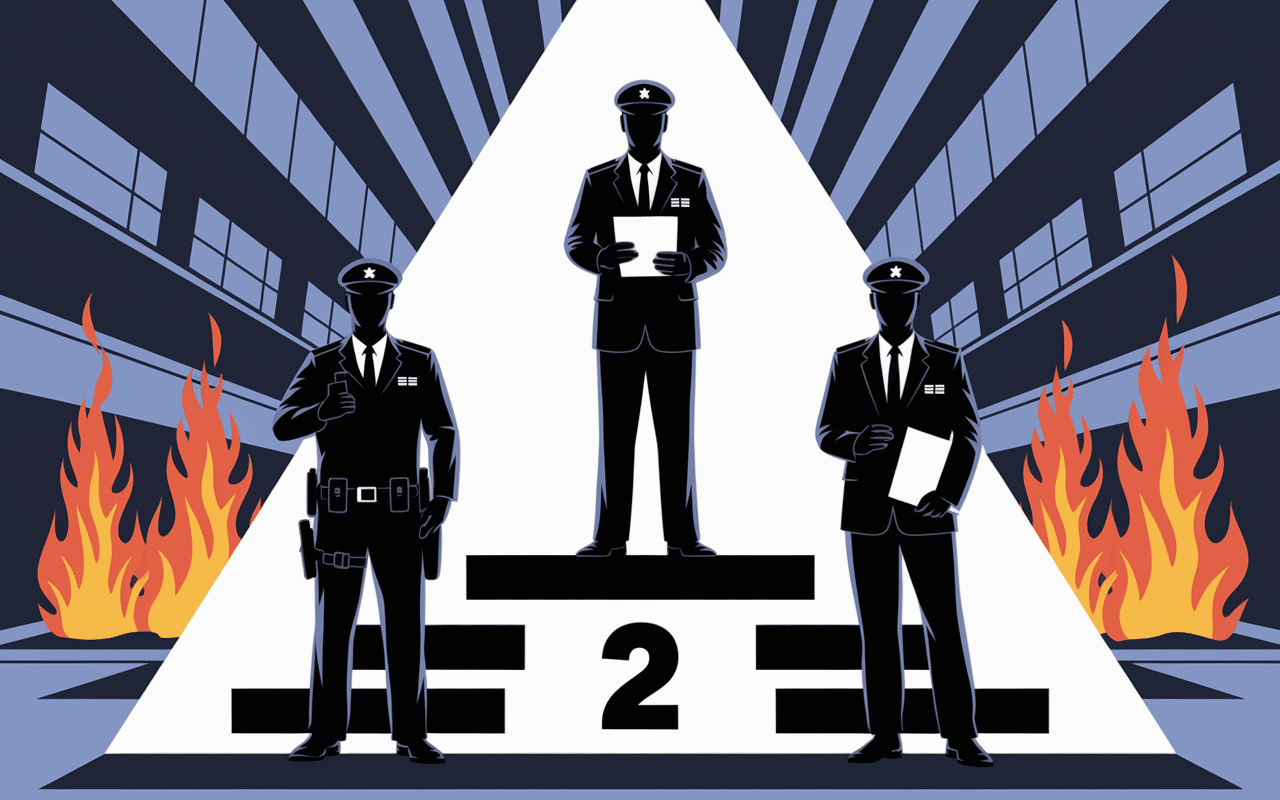 illustration niveaux ssiap agent chef equipe chef service