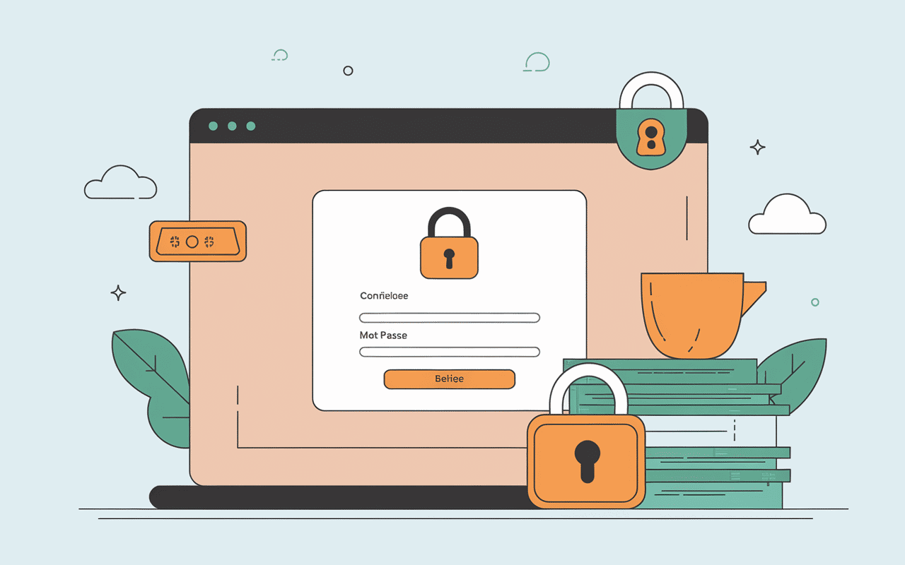 page connexion securisee LogisFil champs identifiants et mot de passe