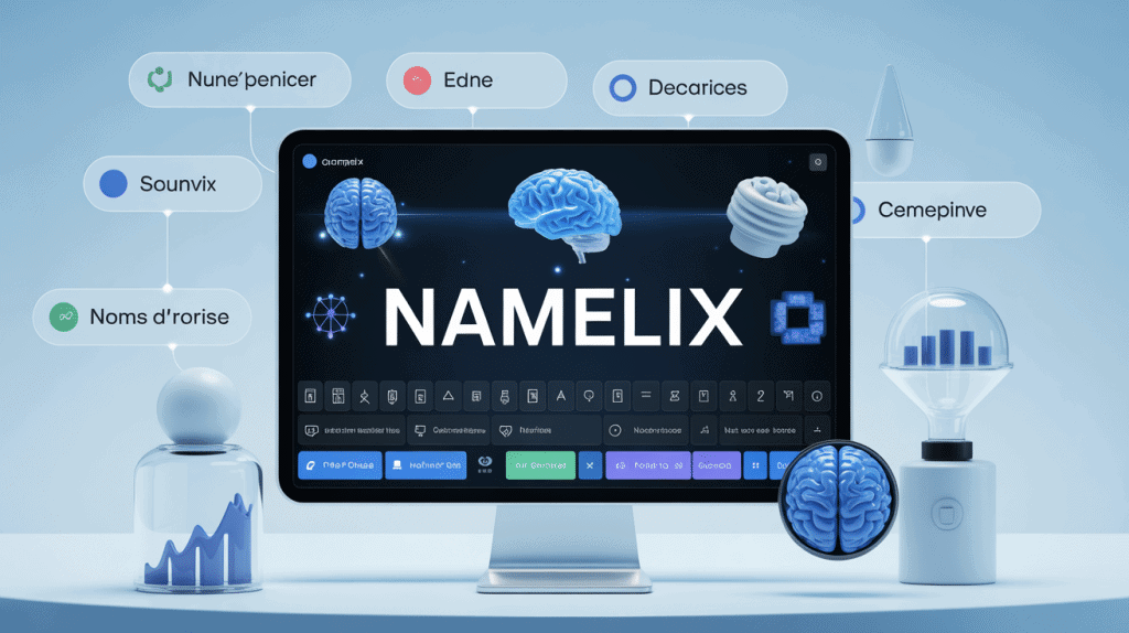 interface namelix générateur noms entreprise
