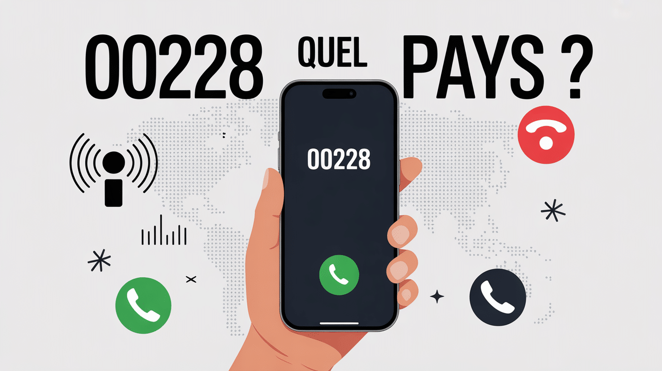 00228 indicatif de quel pays illustration appel international