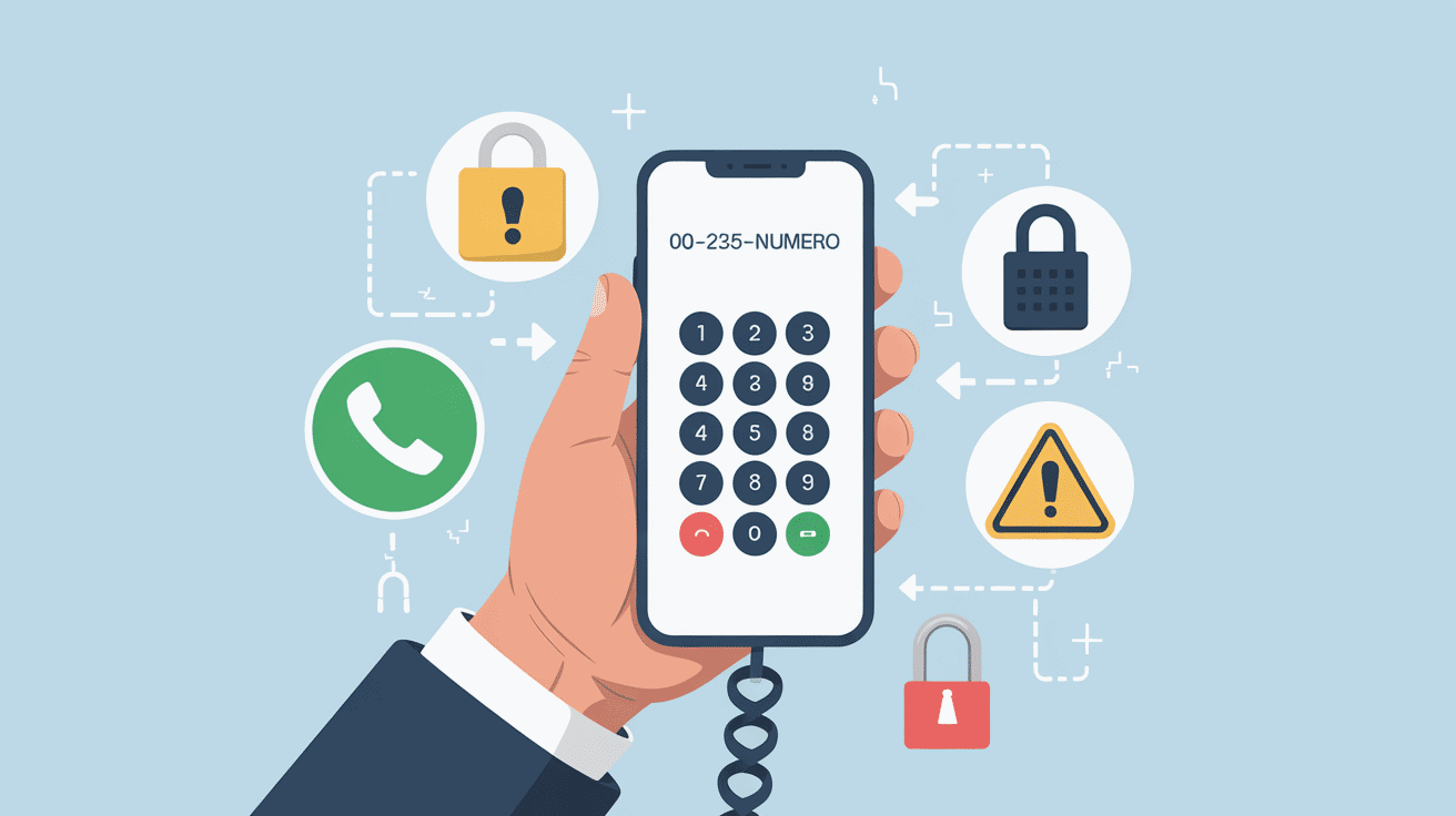 00235 indicatif de quel pays composition numero securite