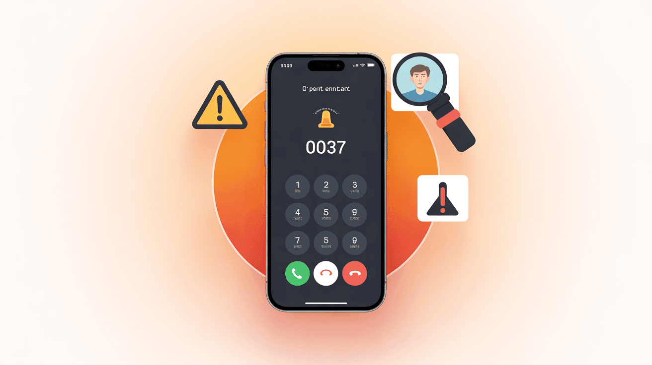 0037 indicatif de quel pays sécurité appel entrant