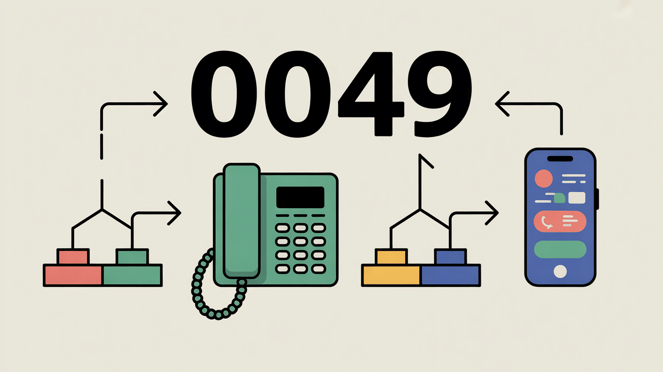 0049 indicatif de quel pays schema explicatif telephone