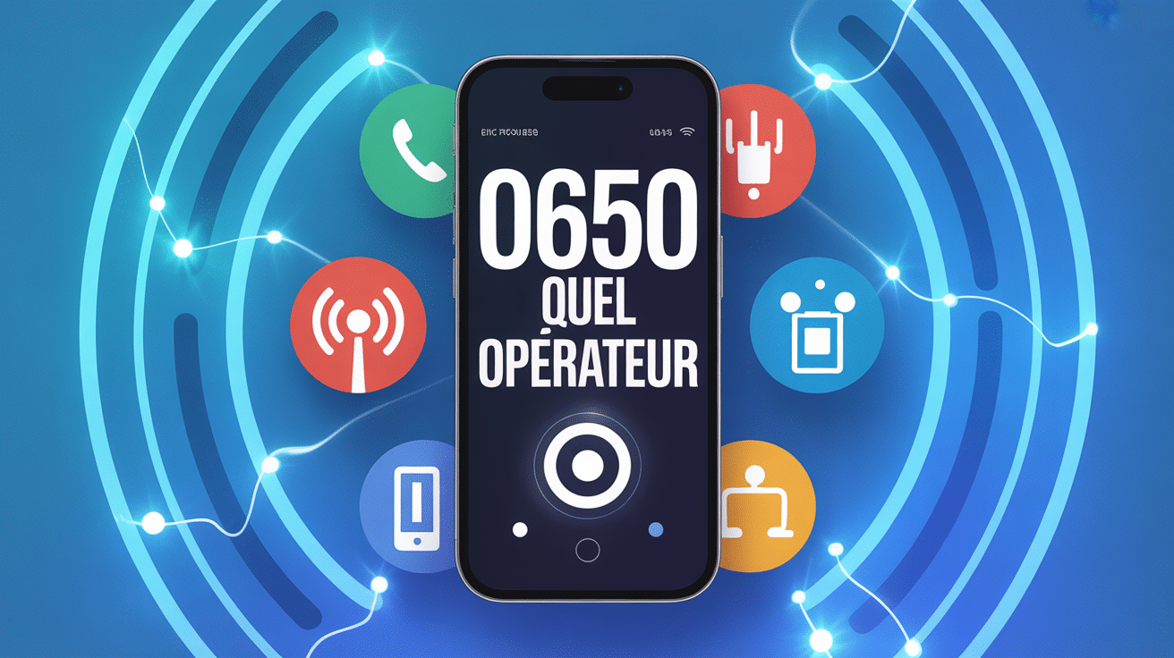 0650 quel opérateur illustration smartphone et opérateurs