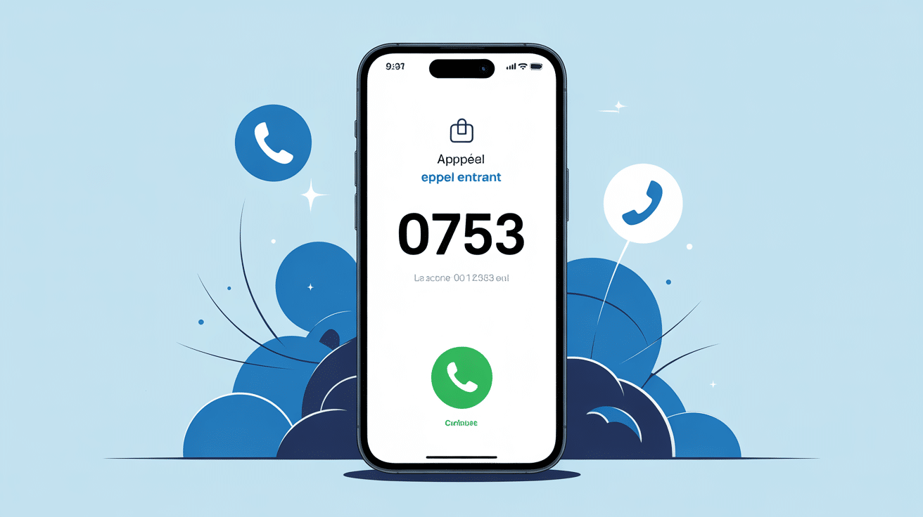 0753 quel opérateur affiché smartphone