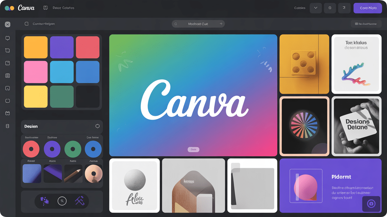 canva c'est quoi interface design graphique moderne sur ordinateur