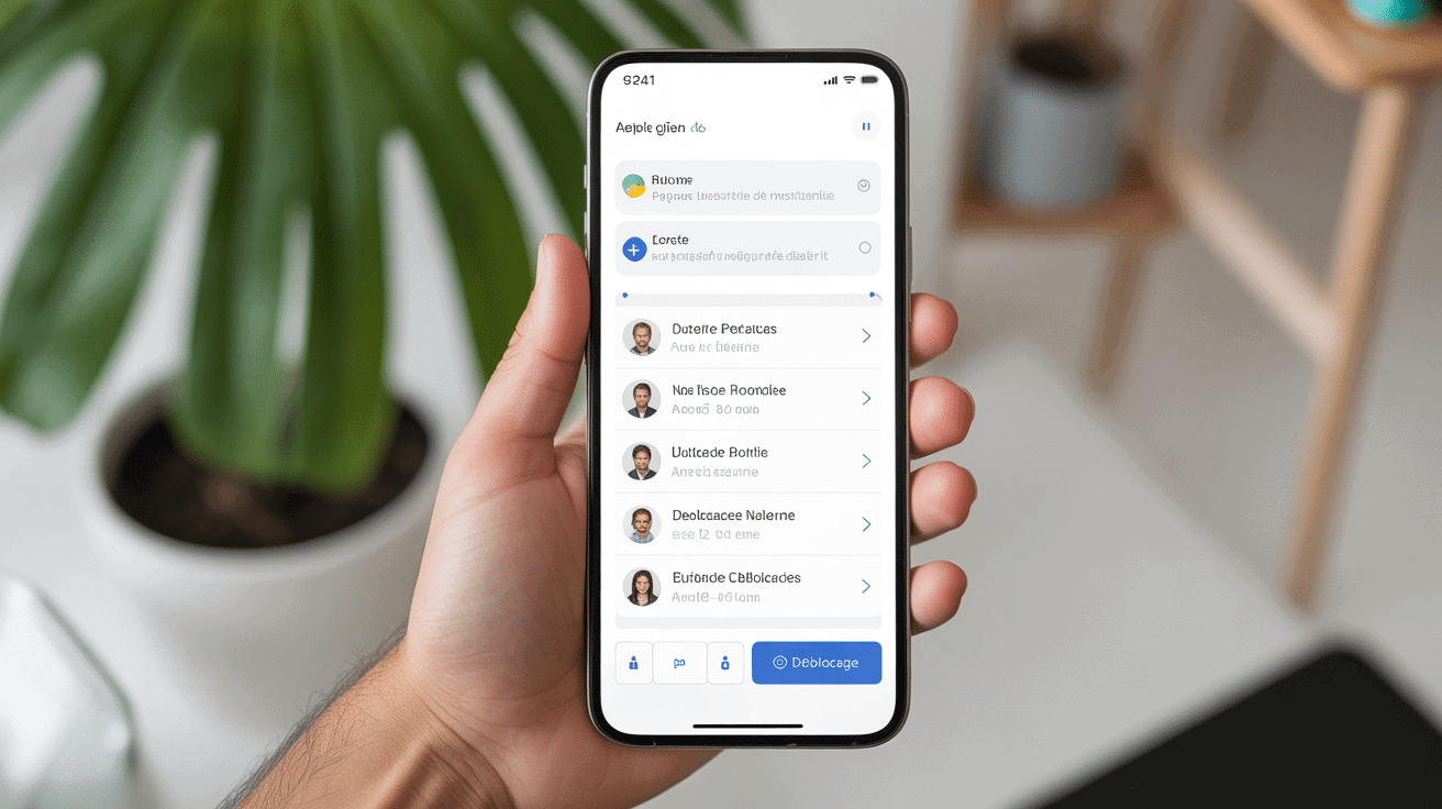 comment debloquer quelqu'un sur snap menu bloque