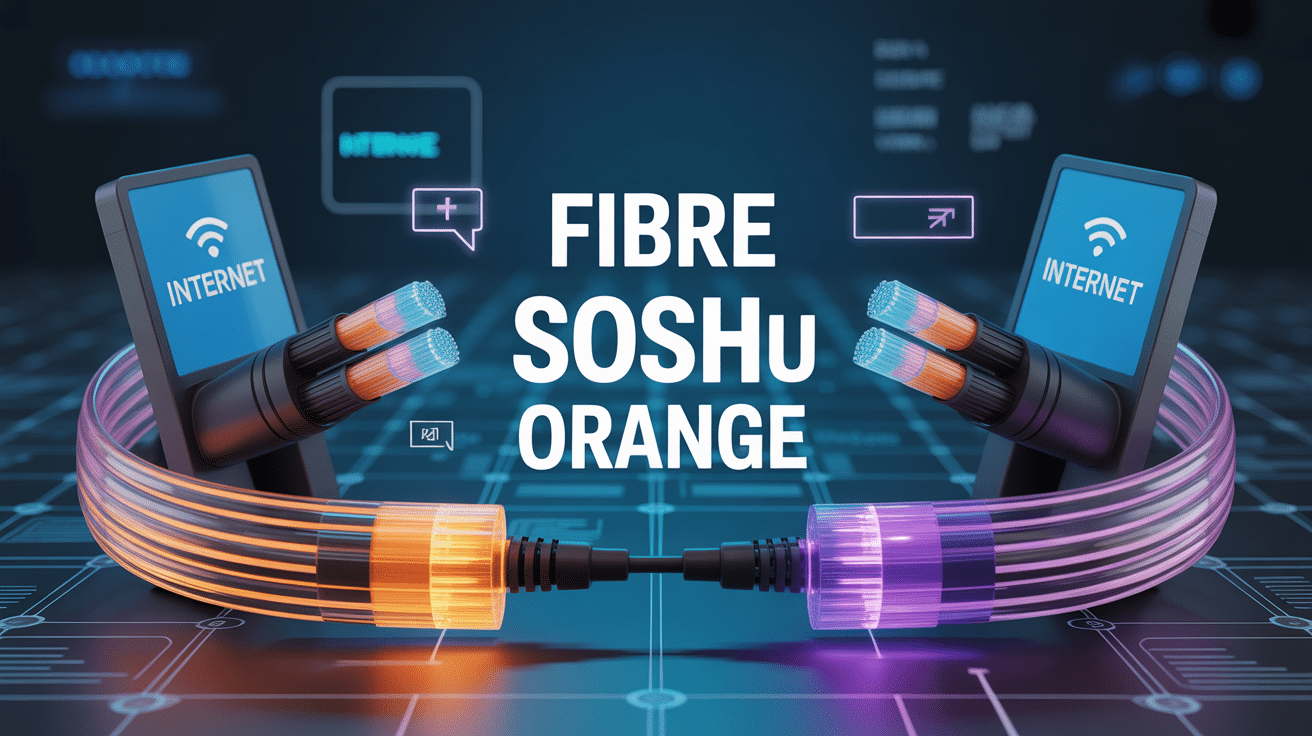 Fibre Sosh ou Orange boitiers connectés fibre optique