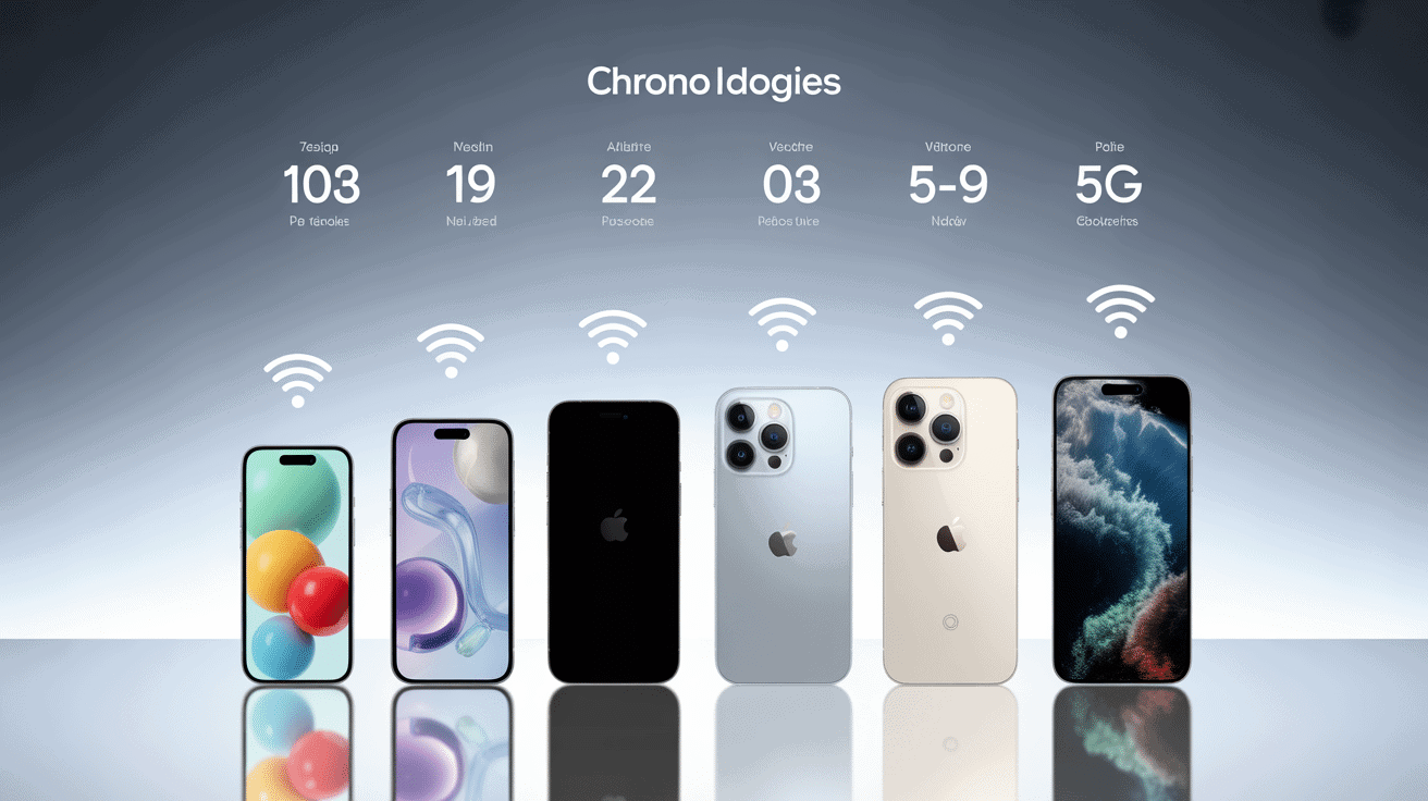 iphone 11 5g ou pas chronologie modèles apple 5g