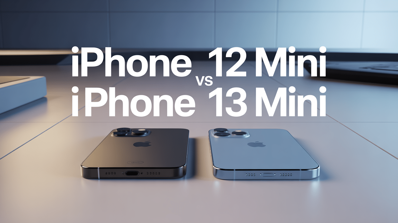 iphone 12 mini vs iphone 13 mini côte à côte