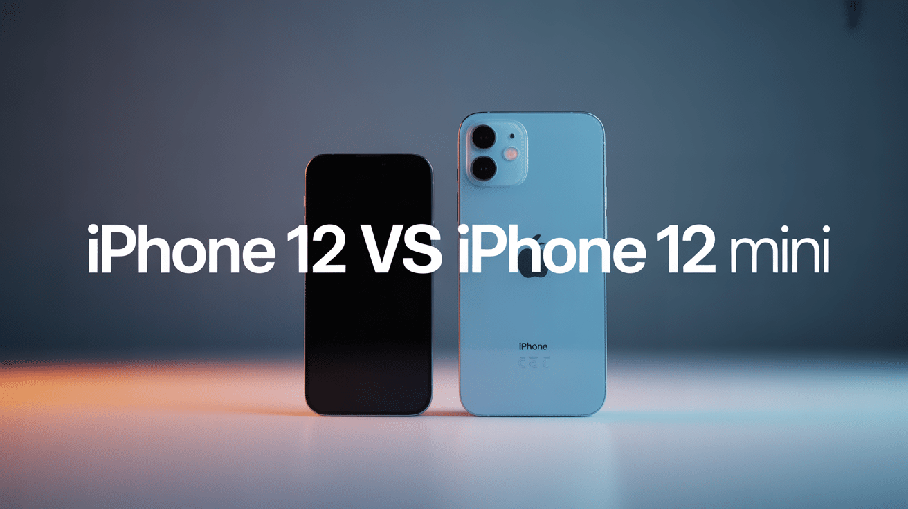 iphone 12 vs iphone 12 mini côte à côte