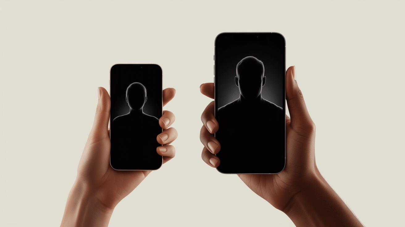 iphone 13 mini vs iphone 13 différence de taille visuelle