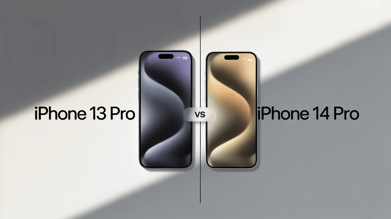 iphone 13 pro vs iphone 14 pro smartphones côte à côte