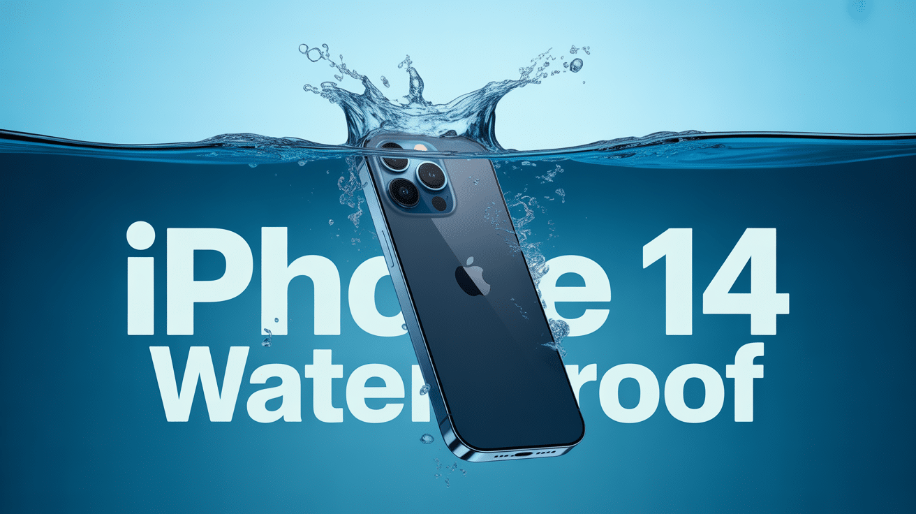 iphone 14 waterproof ou pas smartphone dans l'eau