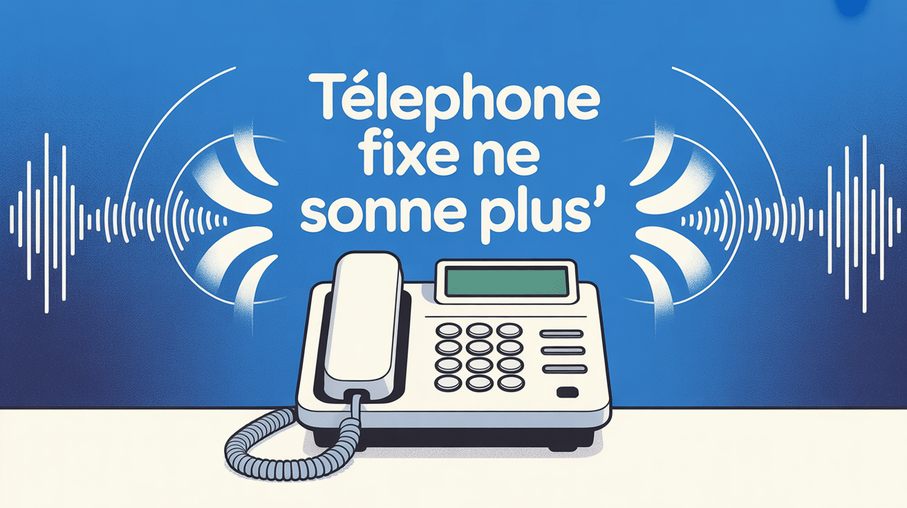 mon telephone fixe ne sonne pas quand on m'appelle absence de sonnerie