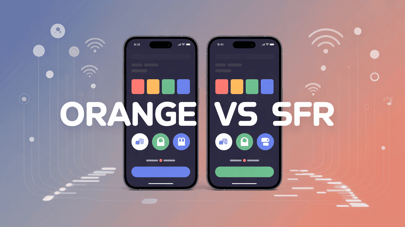 orange ou sfr barres de réseau smartphone