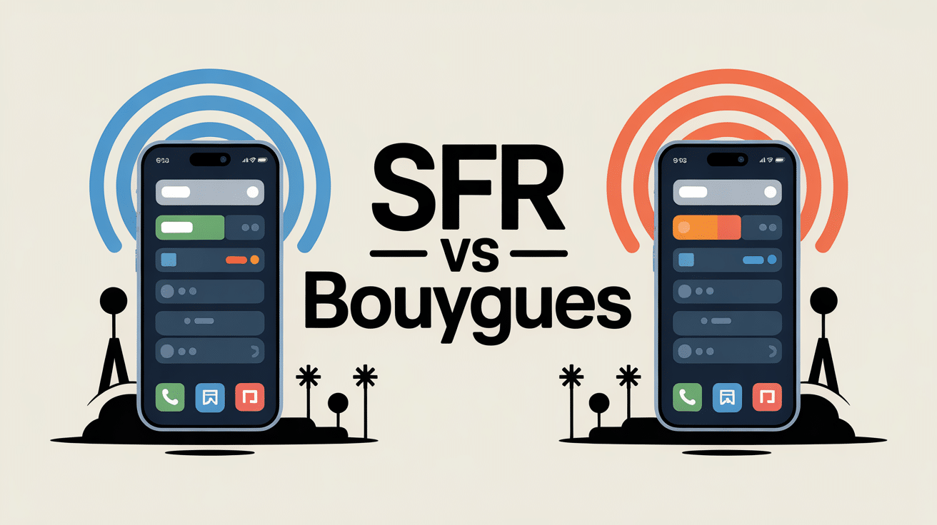 sfr ou bouygues signal réseau smartphones