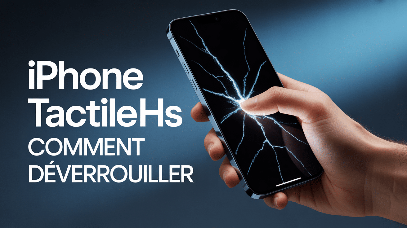 tactile iphone ne fonctionne plus comment déverrouiller smartphone écran noir