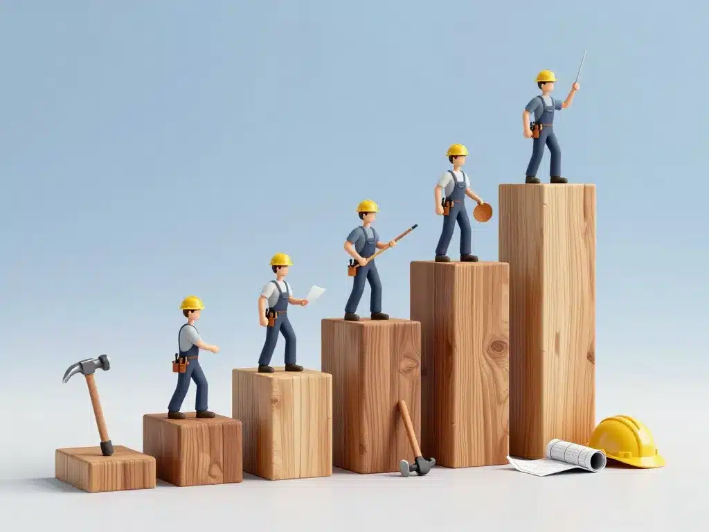 charpentier salaire progression niveaux france