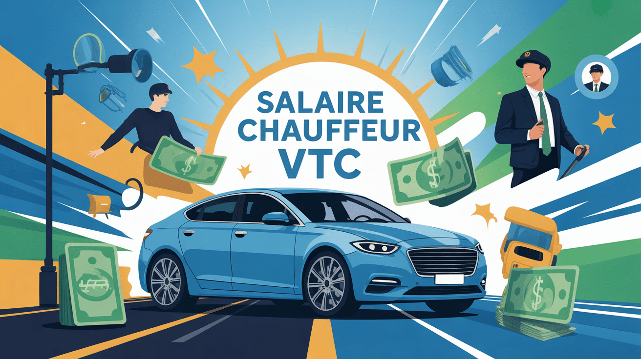 chauffeur vtc salaire image sur route urbaine dynamique