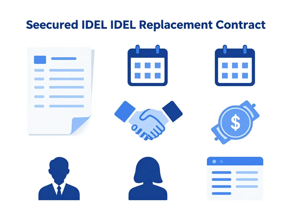 contrat de remplacement idel schéma éléments clés