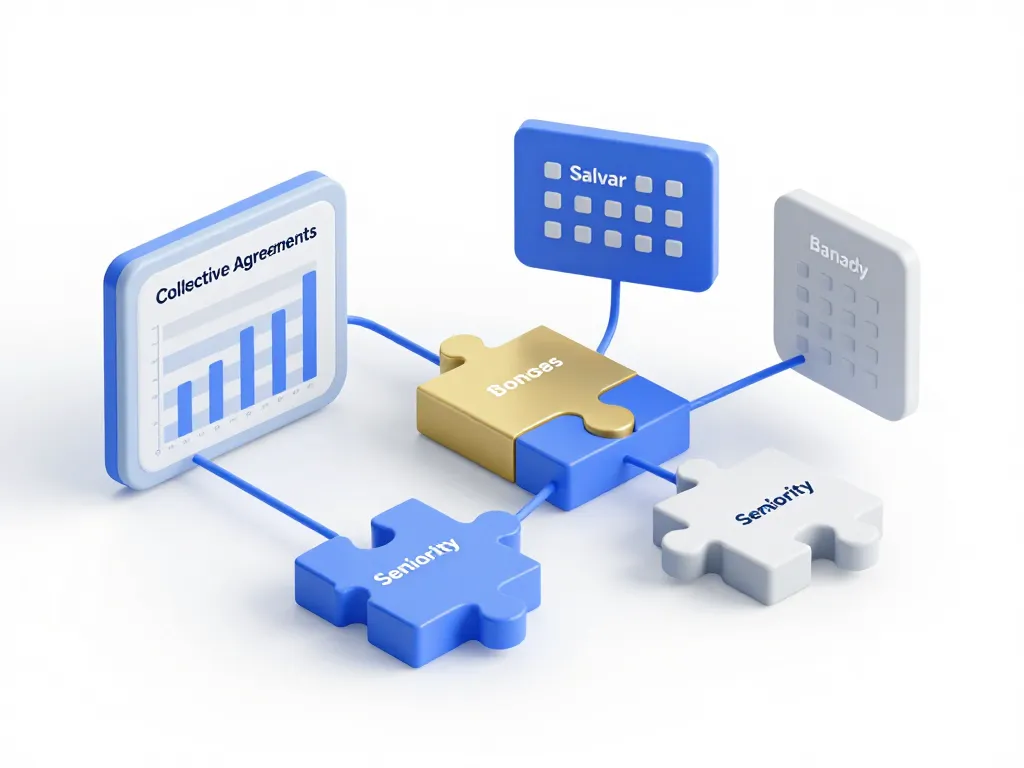 facteur salaire schéma concept leviers salariaux entreprise