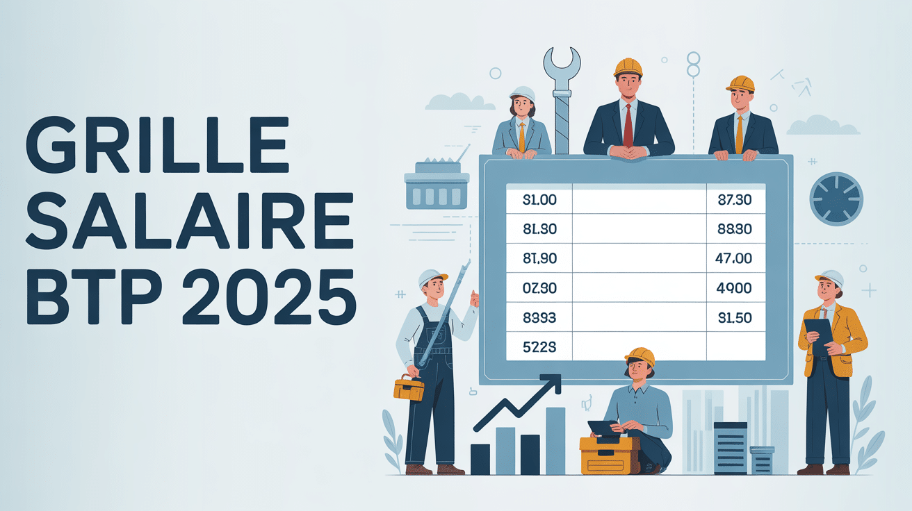 grille salaire btp 2025 ouvriers et cadres autour grille stylisée