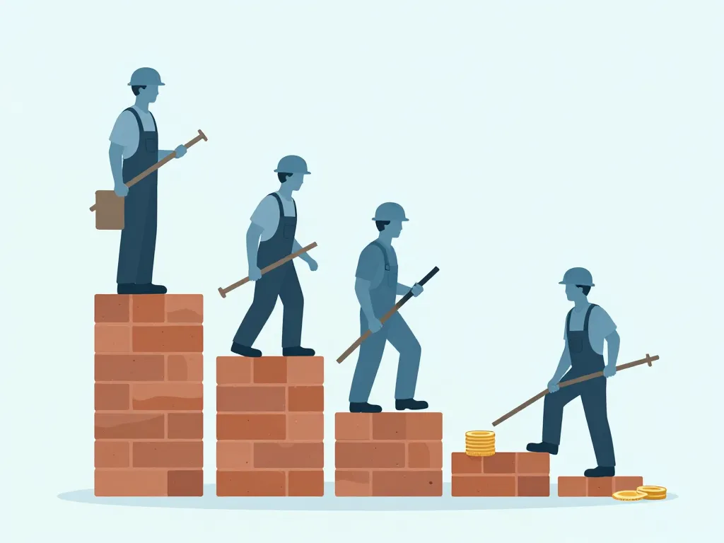 maçon salaire niveaux expérience