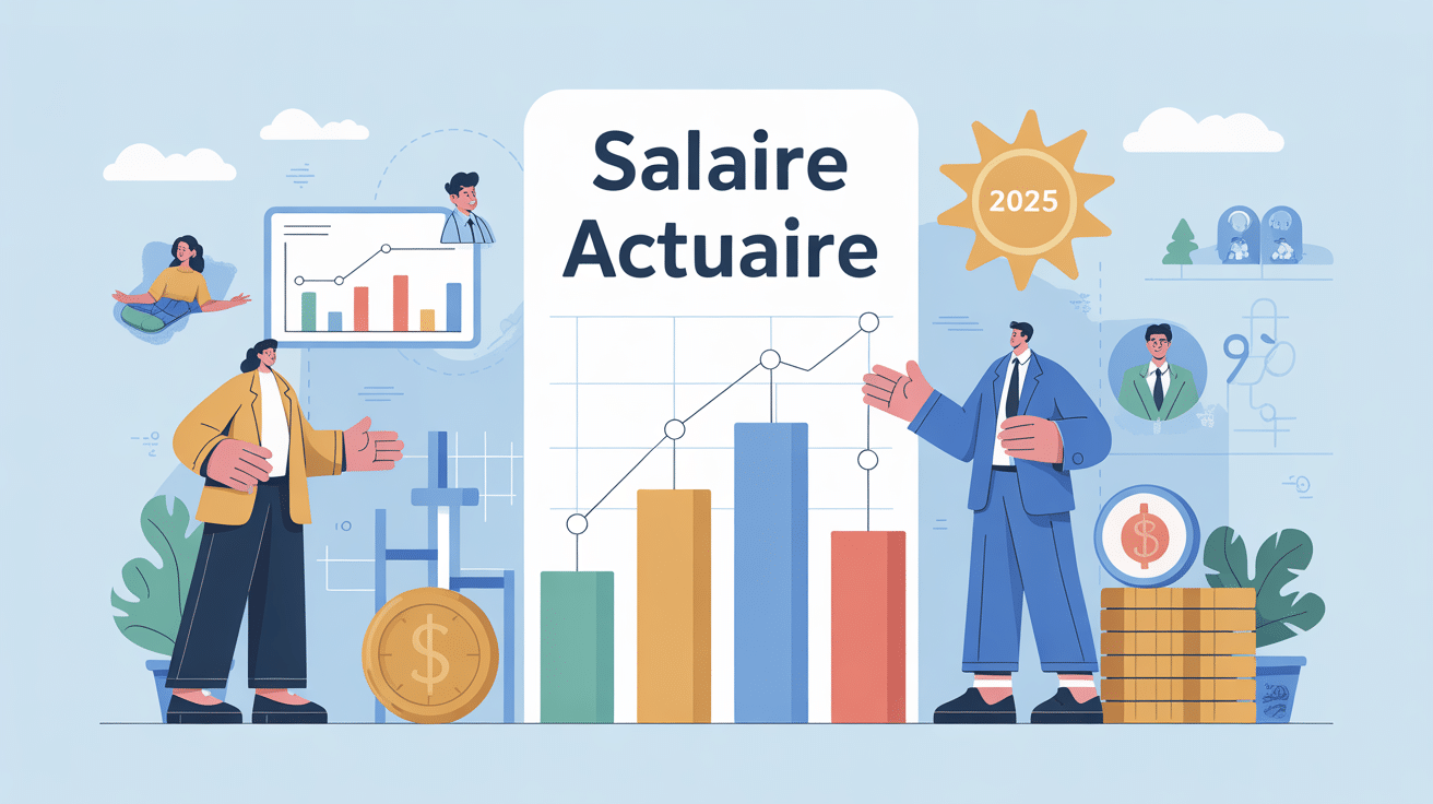 illustration salaire actuaire secteur financier 2025
