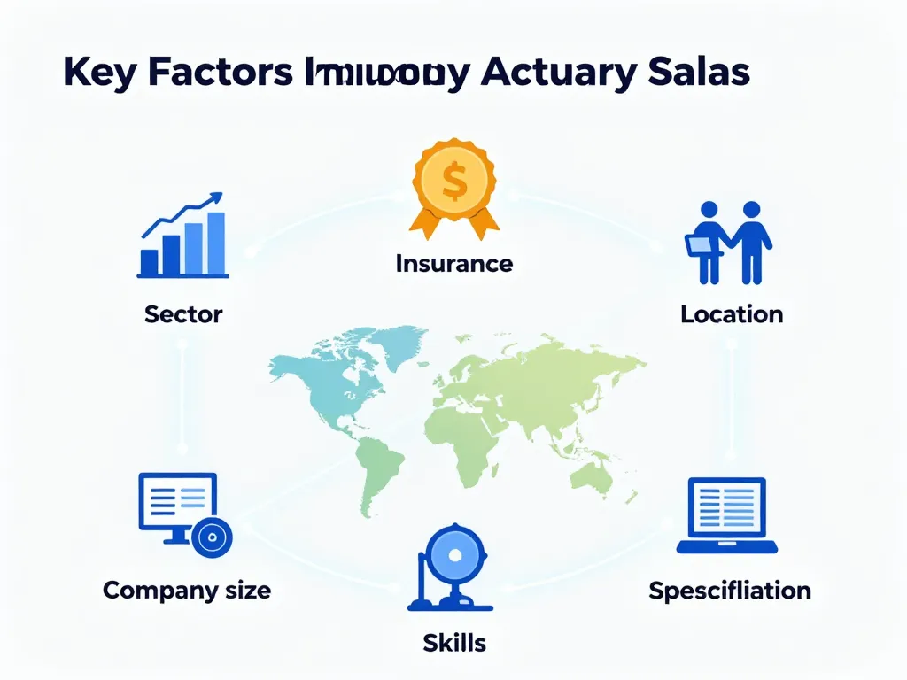 facteurs salaire actuaire secteur localisation