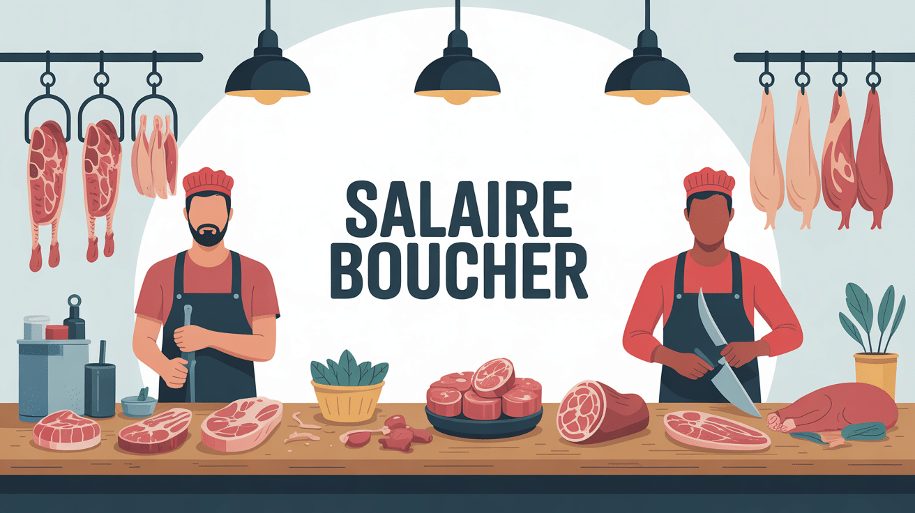 salaire boucher boucherie scènes professionnelles