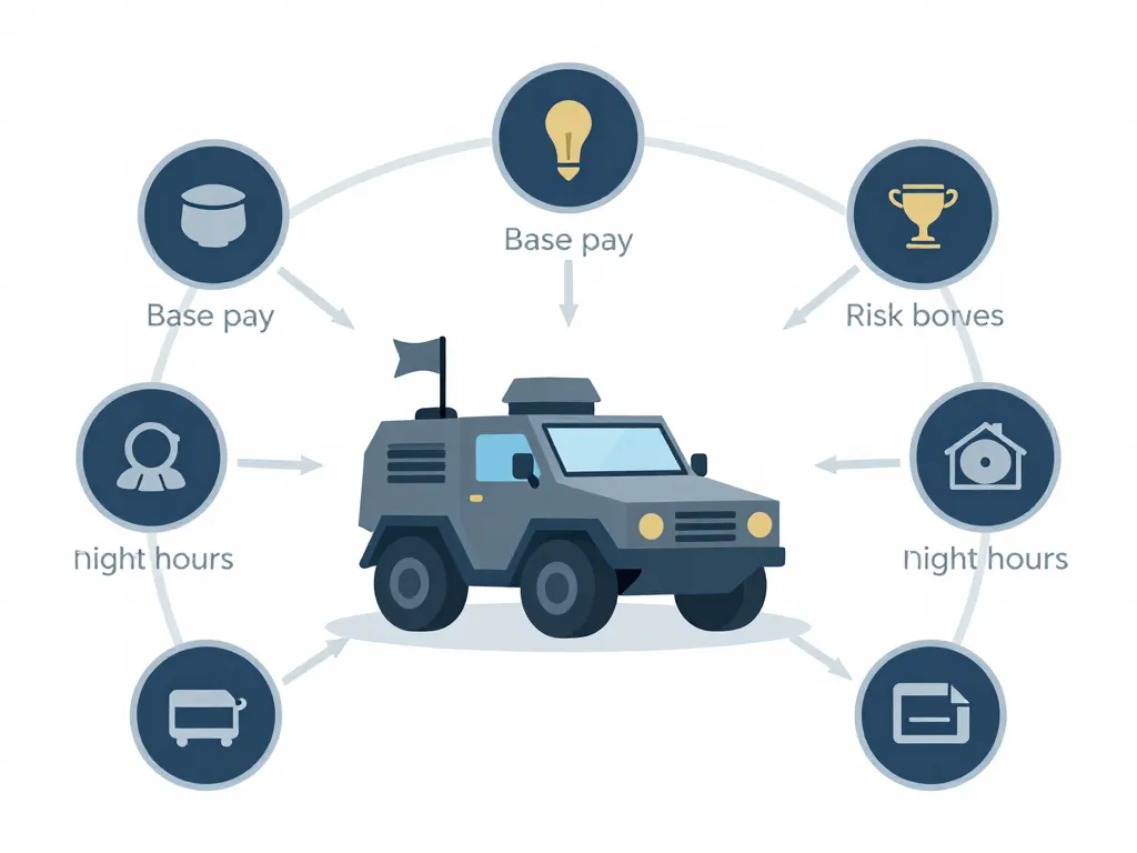 schéma salaire convoyeur de fond base primes évolution