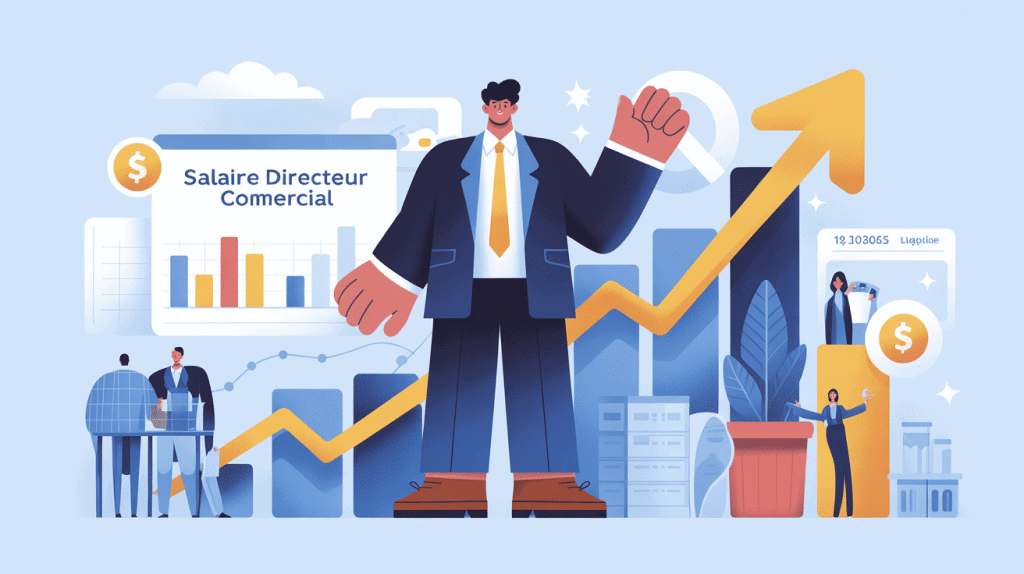 salaire directeur commercial personnage graphique France