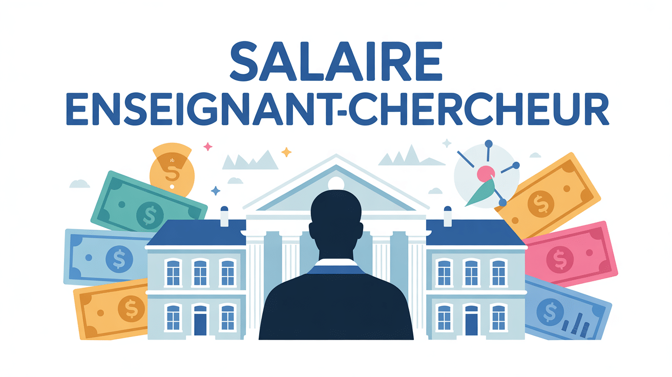 illustration salaire enseignant chercheur université