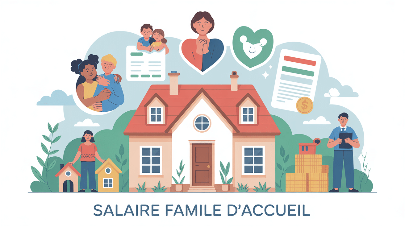 famille d'accueil salaire maison protection argent