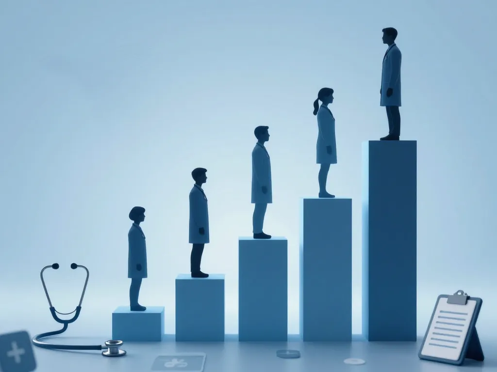 Croissance salaire medecin interne chaque année