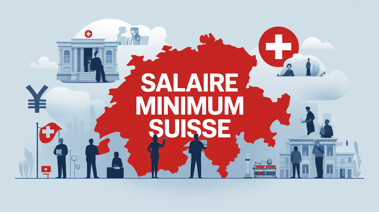 salaire mini en suisse concept visuel