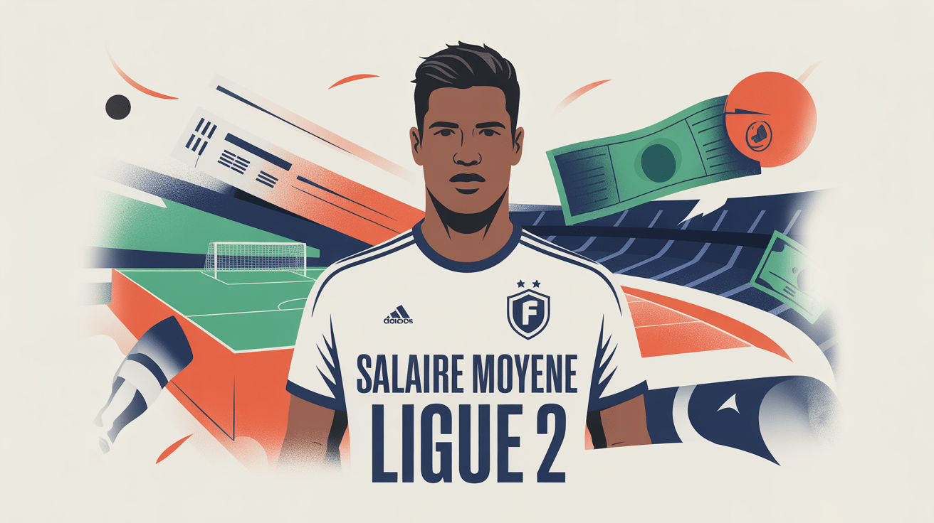 illustration salaire moyen ligue 2 joueur football