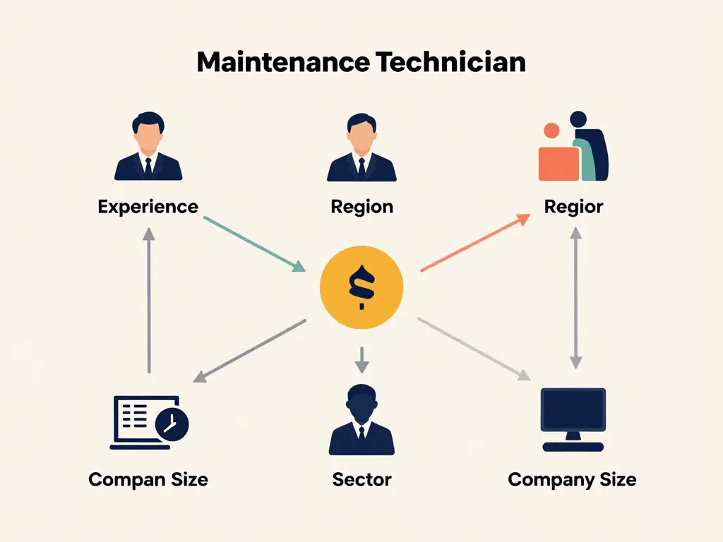 Diagramme facteurs influençant salaire technicien de maintenance