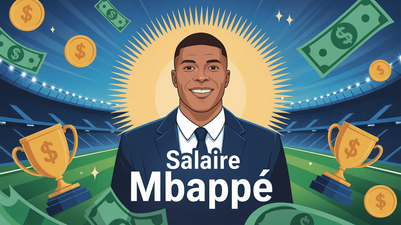 salaires mbappe illustration revenu et fortune