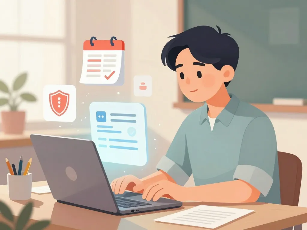 illustration contrôle date salaire prof enseignant