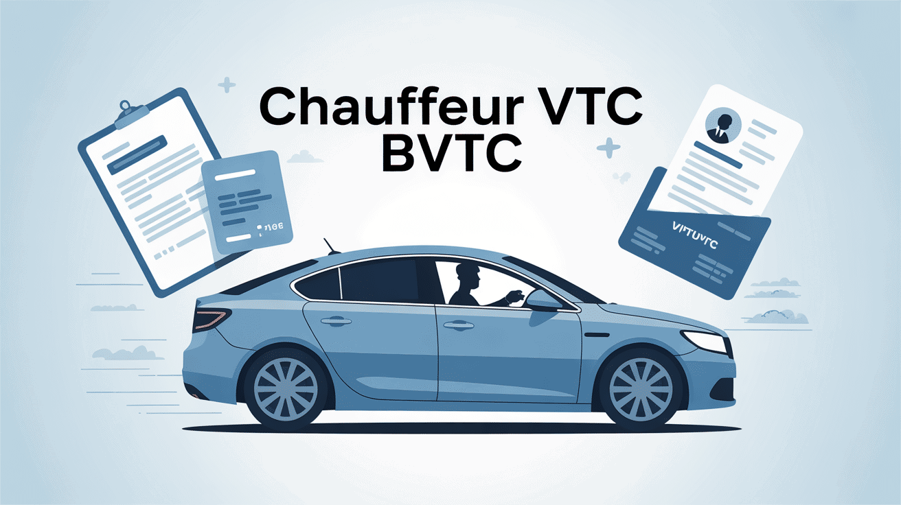 devenir chauffeur vtc bvtc illustration parcours