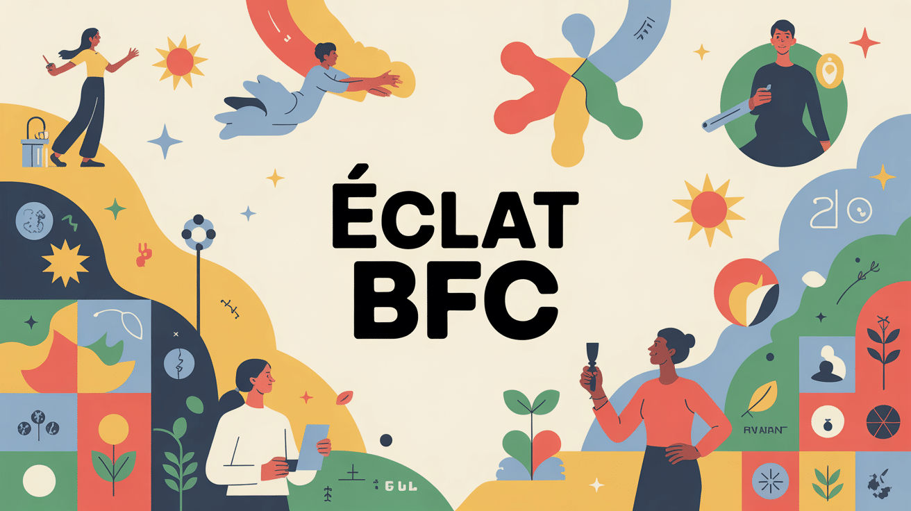 Illustration éclat bfc collaboration acteurs régionaux
