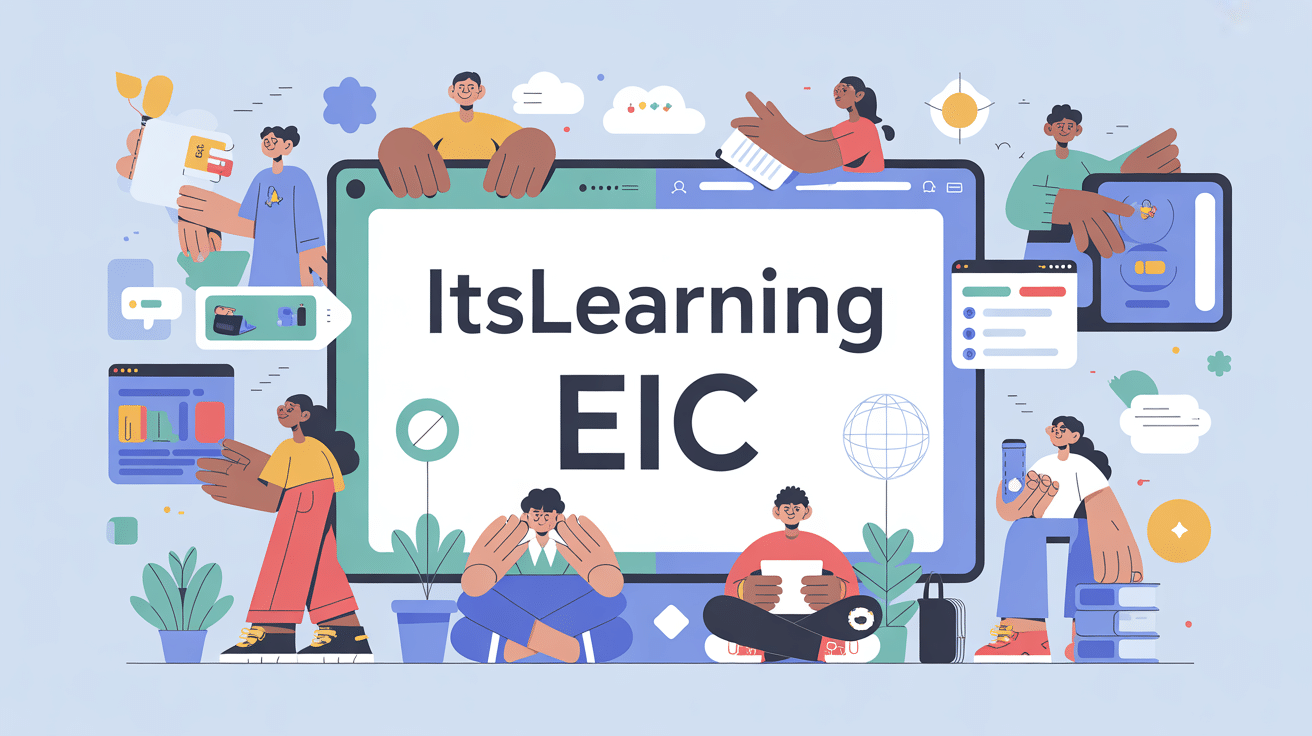 Illustration de l’expérience numérique sur itslearning eic